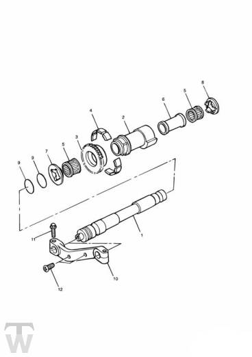 Ausgleichswelle 4Zylinder - Daytona 750 & 1000