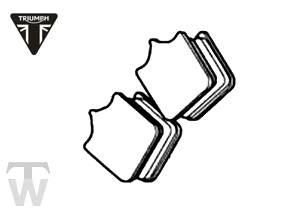 Bremsbeläge vorn Speed Triple 1050 ab FIN333179