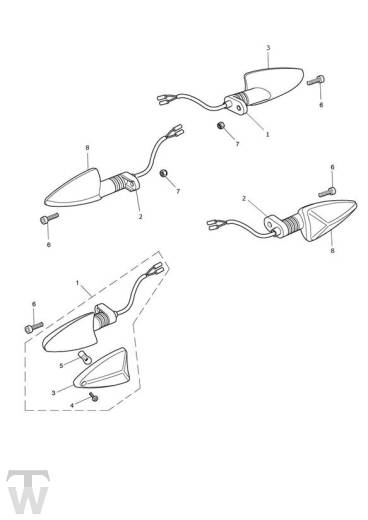 Blinker - Daytona 675 bis FIN564947