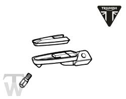 Fussraste vorn rechts (nur 1x lagernd) Tiger 1050 & SE