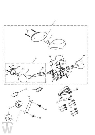 Heckleuchte - Scrambler Vergaser