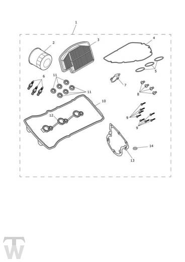 Servicekit - Tiger 1200 Rally Pro