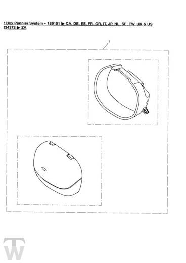 Koffer - Tiger 955i Gussrad