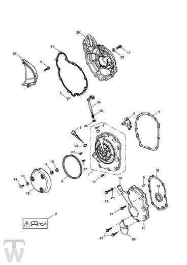 Motordeckel bis FIN 210261 - Speed Four