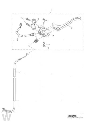 Kupplungsarmatur - Tiger 885i