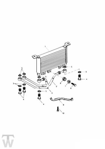 Ölkühler - Sprint RS 955 bis FIN 139276