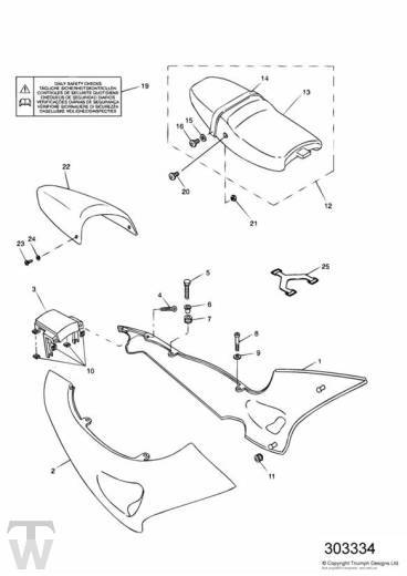 Heckverkleidung - Sprint RS 955 ab FIN 139277