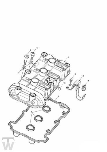 Nockenwellendeckel - Sprint RS 955 ab FIN 139277