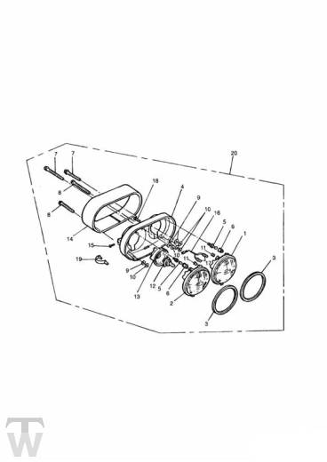 Hauptscheinwerfer - Sprint Vergaser