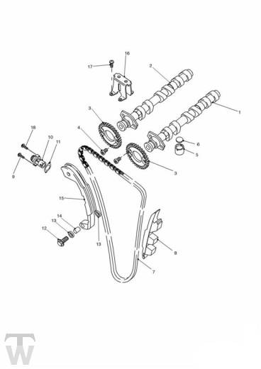 Nockenwellen - Sprint ST 955 bis FIN 139276