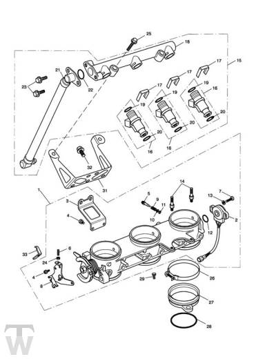 Einspritzung ab FIN 207555 - Sprint ST 955 ab FIN 139277