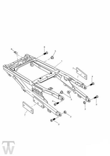 Heckrahmen - Sprint ST 955 ab FIN 139277