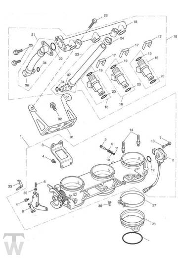 Einspritzung bis FIN 207554 - Sprint ST 955 ab FIN 139277