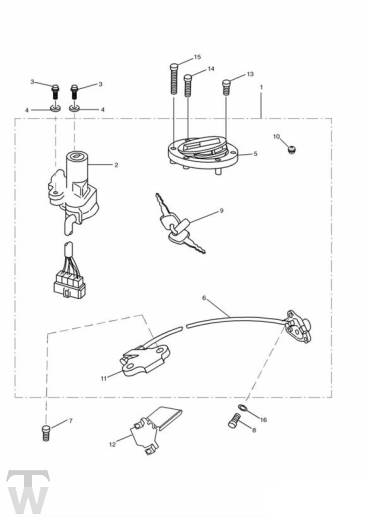 Schlosssatz - Sprint ST 955 ab FIN 139277