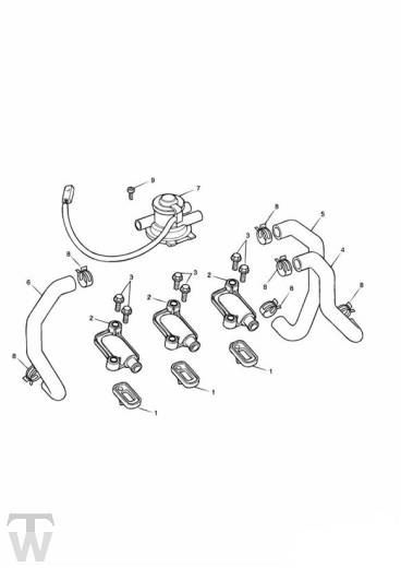 Sekundärluftsystem - Sprint ST 955 ab FIN 139277