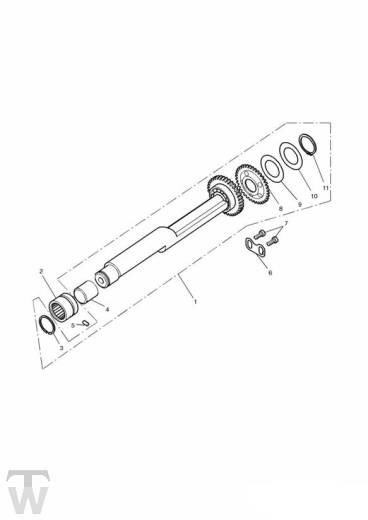 Balancer Shaft - Thunderbird 900