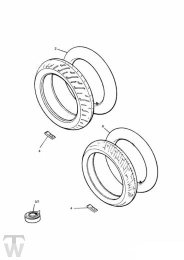 Tyres - Thunderbird 900