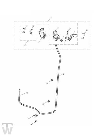 Kupplungsarmatur - Thunderbird 1600 & 1700