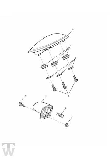 Heckleuchte - Thunderbird 1600 & 1700