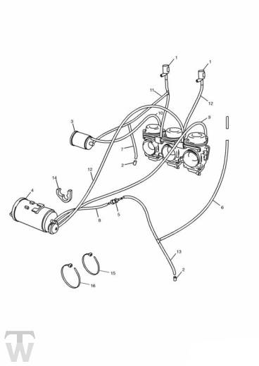 Aktivkohlefilter Kalifornien ab FIN 161321 - Thunderbird Sport