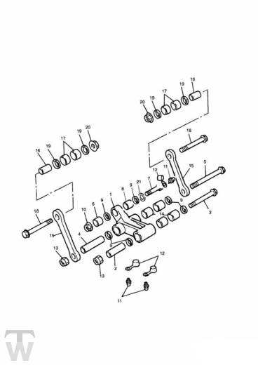 Federbein Umlenkung - Thunderbird Sport