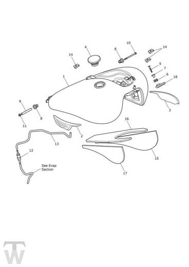 Benzintank - Thunderbird Commander