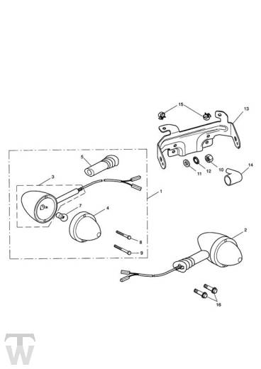 Blinker vorn - Scrambler EFI