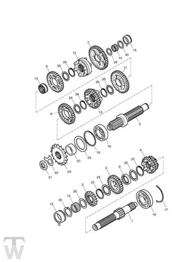 Getriebe - Scrambler EFI