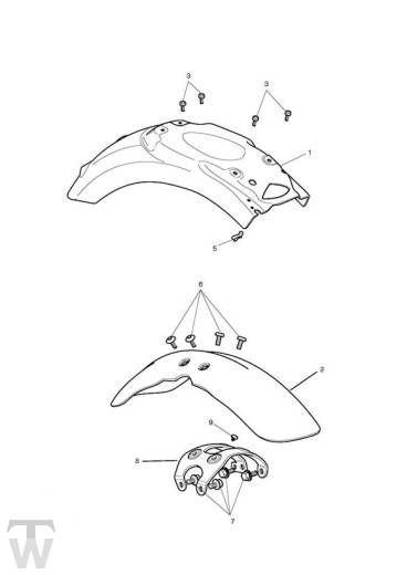 Kotflügel - Scrambler EFI