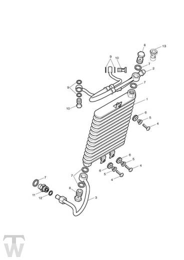 Ölkühler - Scrambler EFI