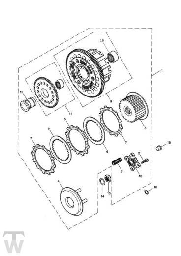 Kupplung - Speedmaster EFI bis FIN 469049