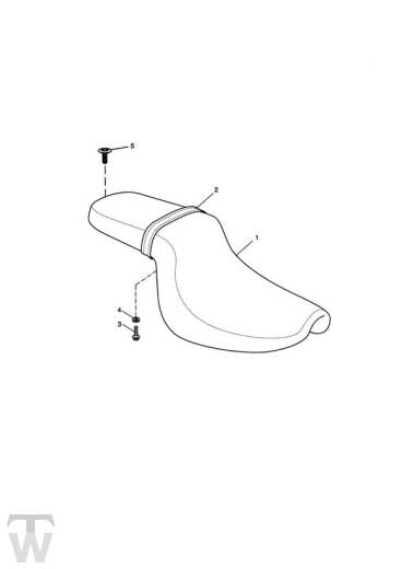 Sitz - Speedmaster EFI bis FIN 469049