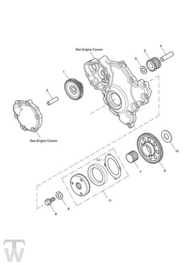 Anlasserfreilauf ab Motor 491324 - Sprint GT 1050