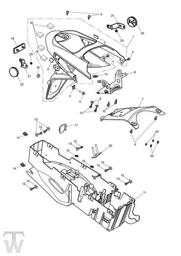 Kotflügel hinten - Sprint GT 1050