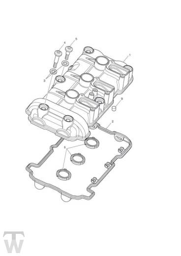 Nockenwellendeckel - Speed Triple R bis 735336