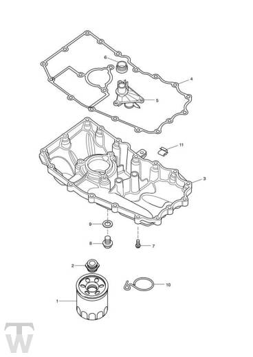 Ölwanne - Speed Triple R bis 735336