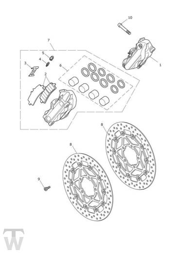 Bremse vorn - Thruxton R