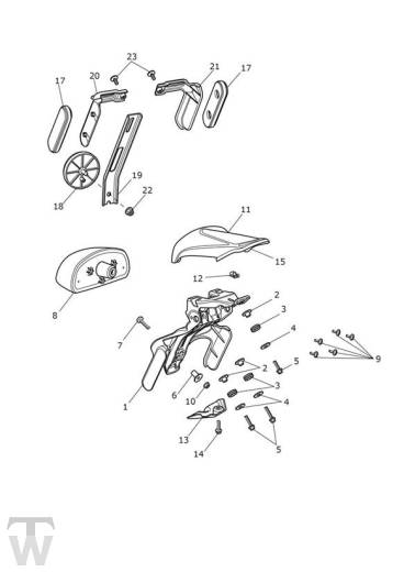 Heckleuchte - Thruxton R