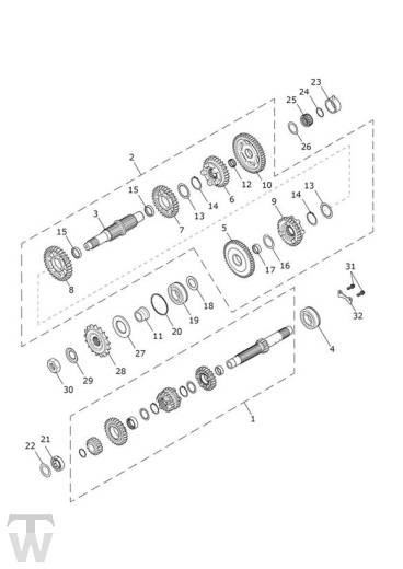 Getriebe - Thruxton R