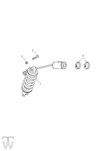 Federbein LowRide - Tiger XCx bis FIN 855531