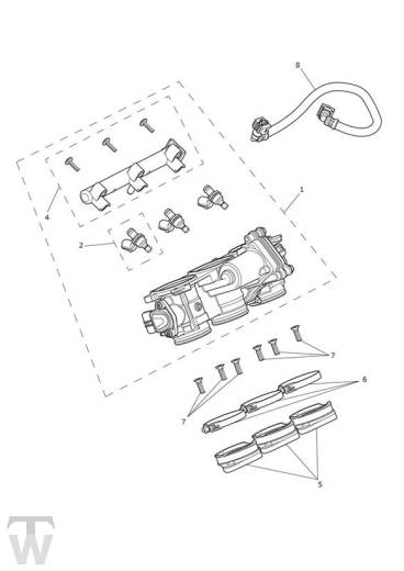 Einspritzung - Tiger XR bis FIN 855531
