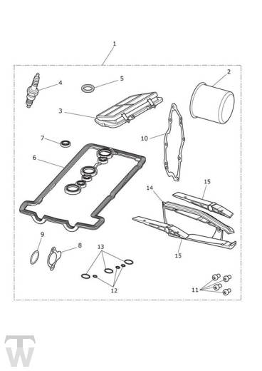 Servicekit bis FIN 745920 - Tiger XC bis FIN 855531