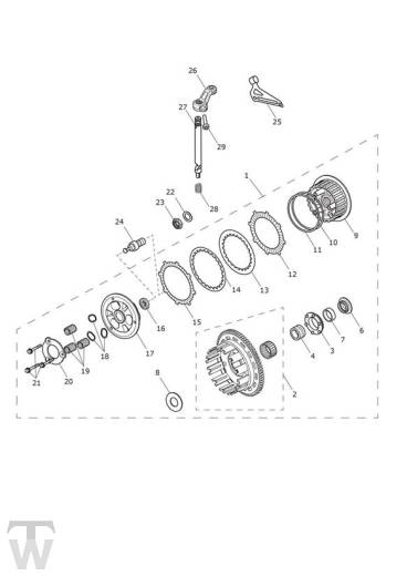 Kupplung - Speed Triple R ab FIN 735437
