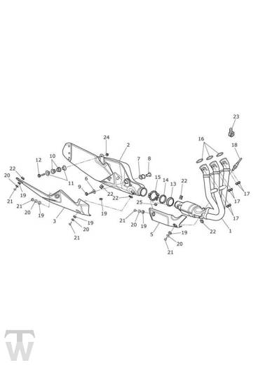 Exhaust Standard - Street Triple & RX from VIN 560477