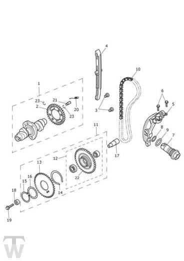 Nockenwelle - Bonneville T120 ab FIN AC6130