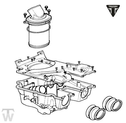 Luftfilterkasten America EFI bis FIN468389