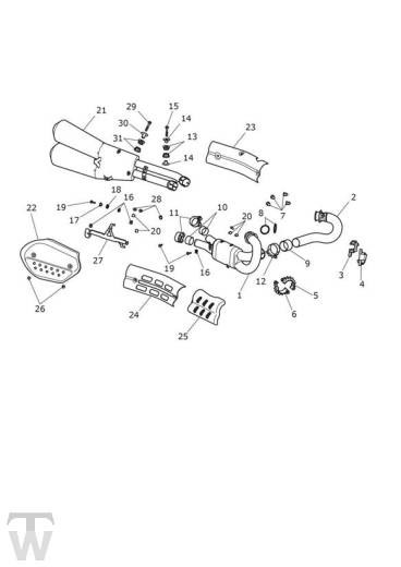 Auspuff - Scrambler 1200 XE ab FIN AC8499