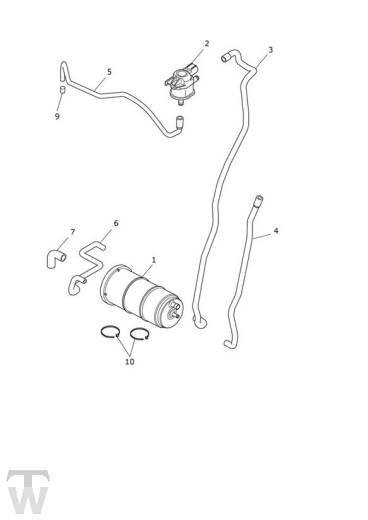 Aktivkohlefilter - Scrambler 1200 XE ab FIN AC8499
