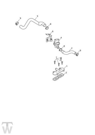 Sekundärluftsystem - Scrambler 1200 XE ab FIN AC8499