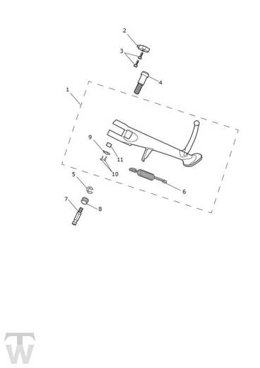 Ständer - Thruxton RS